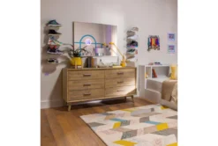 Allen 6 Drawer Dresser -Furniture Store 81059 natural wood dresser room 51