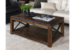 Tillman Lift-Top Coffee Table With Wheels -Furniture Store 81218 brown wood coffee table room 56