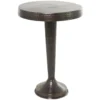 Bronzed Metal Accent Table