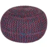 Pouf-Cabled Amethyst 2 Pouf-Cabled Amethyst -Furniture Store 99684 1