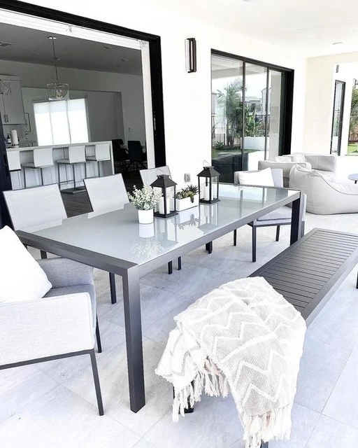 Ravelo Outdoor Dining Bench 16 Ravelo Outdoor Dining Bench - Image 14