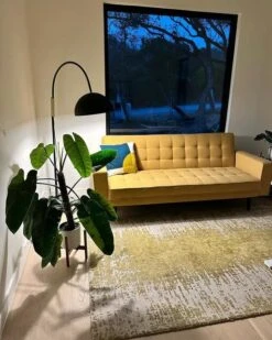 Petula II Mustard 85" Convertible Sofa Bed -Furniture Store normal 36