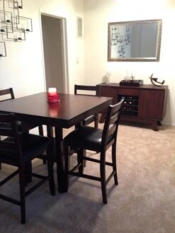 Jameson Espresso 40" Square Counter Set For 4 -Furniture Store normal 41