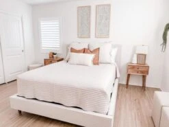 Dean Sand Full Upholstered Panel Bed -Furniture Store normal 65